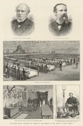 Die Forth Bridge, fertiggestellt und eröffnet in Anwesenheit des Prinzen von Wales, 4. März